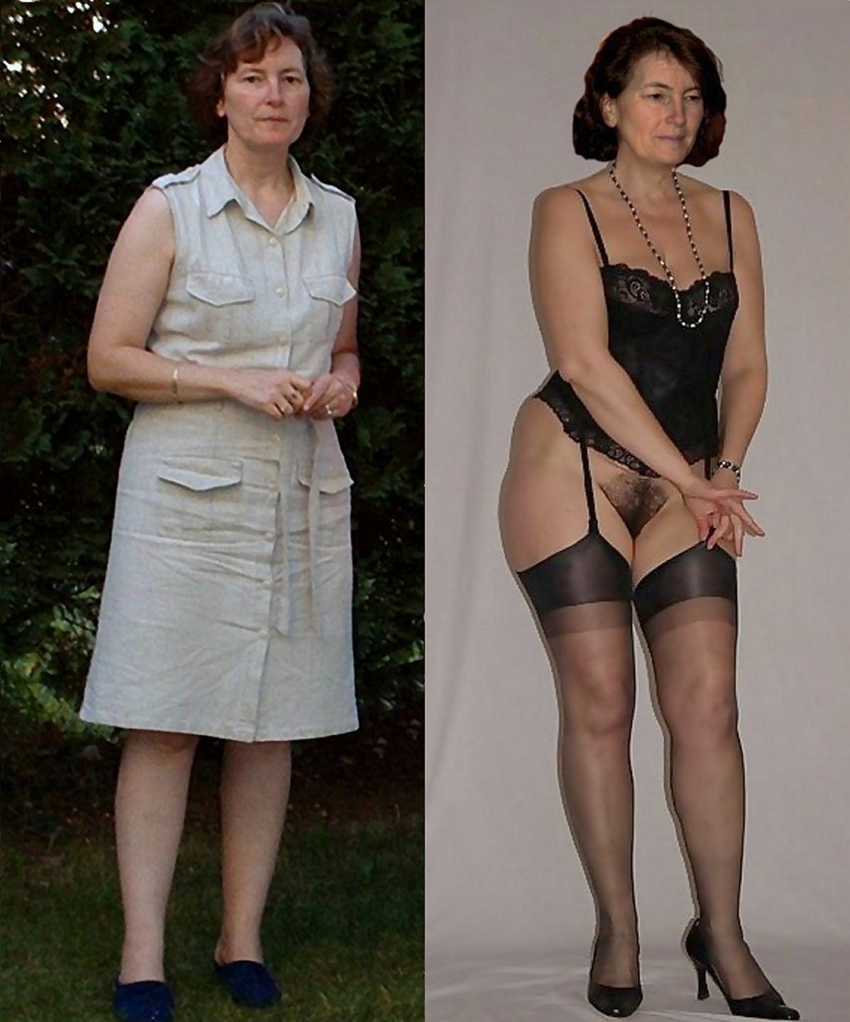 mature dressed and nude dressed-undressed mature - ポルノビデオ&写真 - EroMe